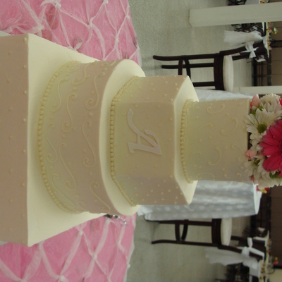 Monogram Mixed Shape Wedding