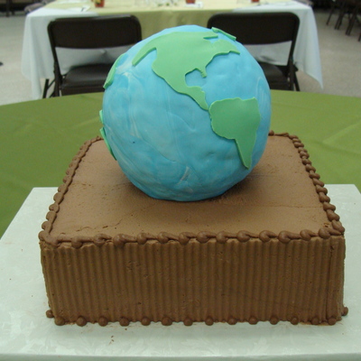 Globe Groom's Cake