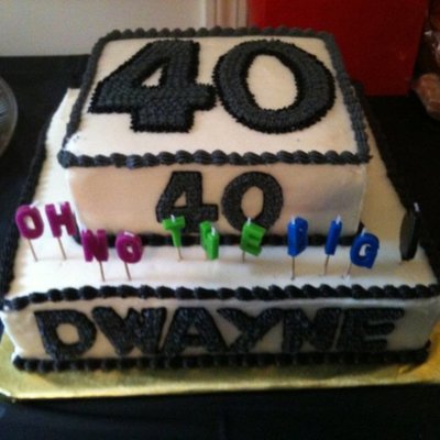 40Th Birthday Cake