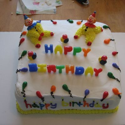Clown Birthday Cake