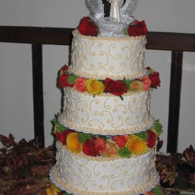 Fall Wedding Cake