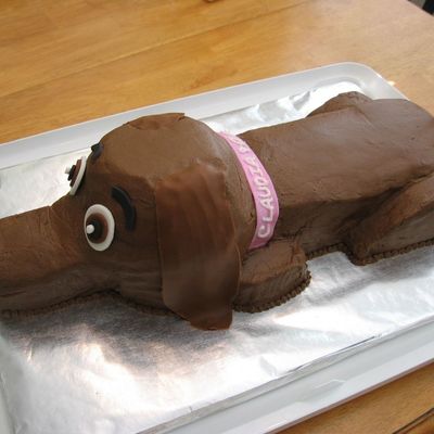 Weiner Dog Cake