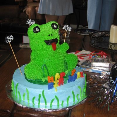 3D Frog Cake