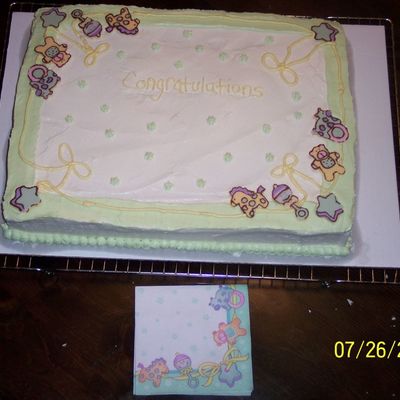Cake & Napkin