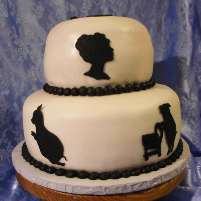 Silhouette Cake