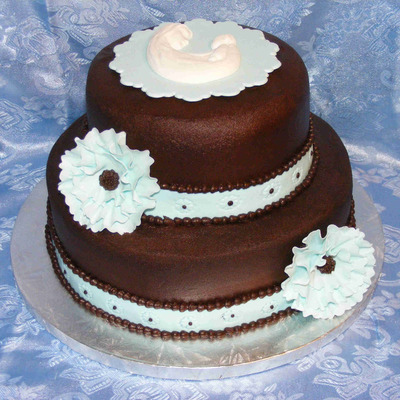 Non-Traditional Baby Shower Cake