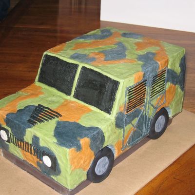 Humvee--Grooms Cake
