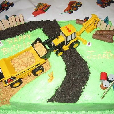Construction Birthday Cake