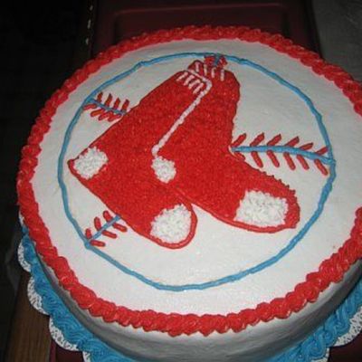 Boston Red Sox Birthday Cake