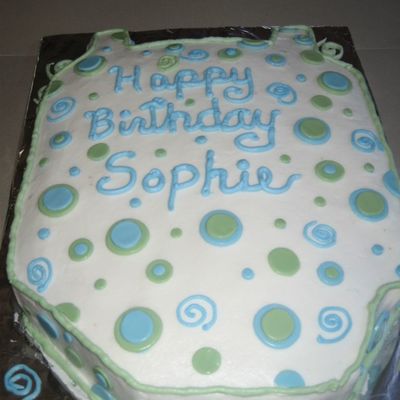 Bathing Suit Birthday Cake