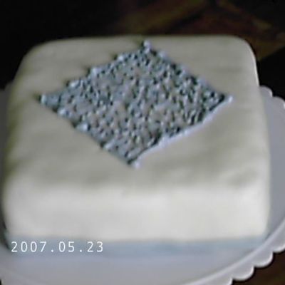 First Time Fondant Covered Cake