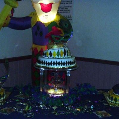 Mardi Gras 15 Table Scape