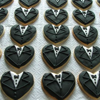 Groom Cookie Favours