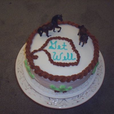 Get Well Western Cake