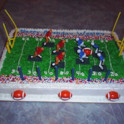 Football Field Cake