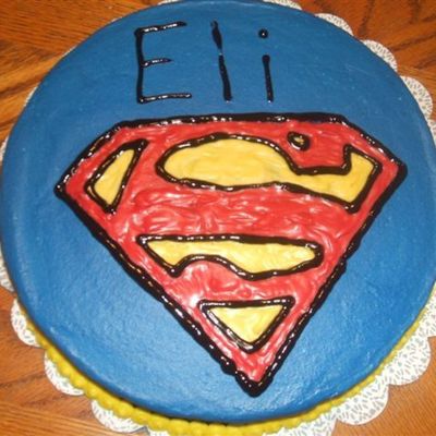 Superman Cake
