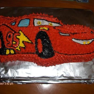 My 5Th Character Cake/lightening Mcqueen