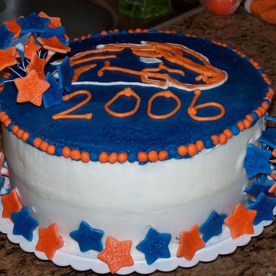 Boise State Broncos Graduation Cake