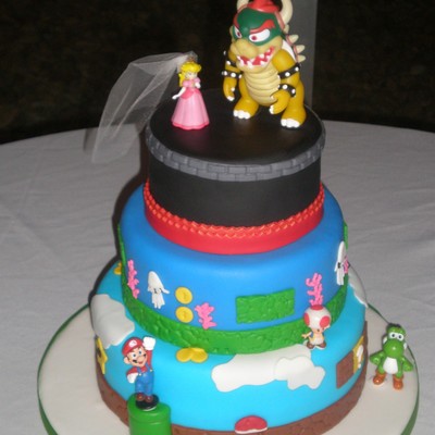 Super Mario Brothers Groom's Cake