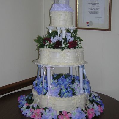 Petal Wedding Cake