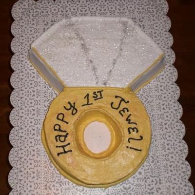 Diamond Ring Birthday Cake
