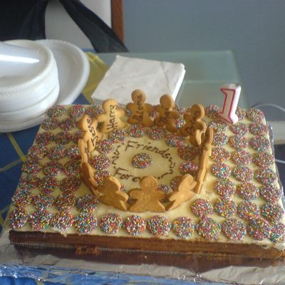 Ist Birthday Cake With Cookies