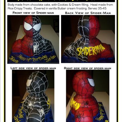 Spider-Man 3D Cake