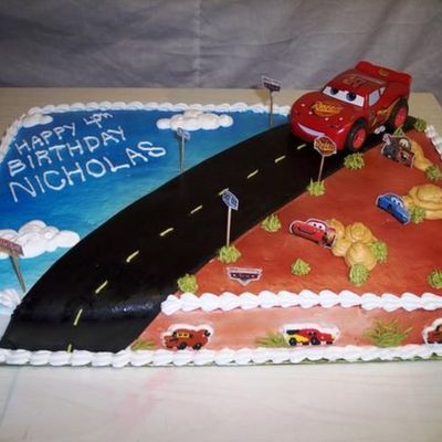 1St Cars Cake
