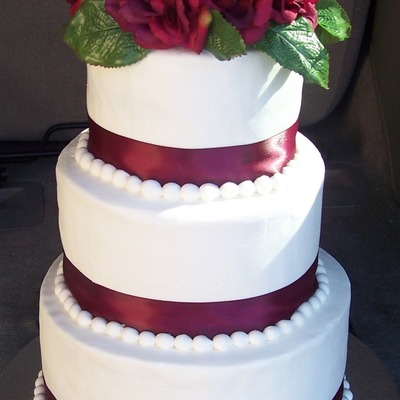 Lisa & Tim's Wedding Cake