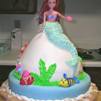 Little Mermaid Birthday Cake