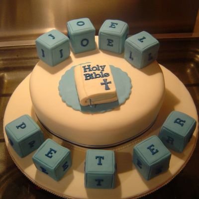 Joel's Christening Cake