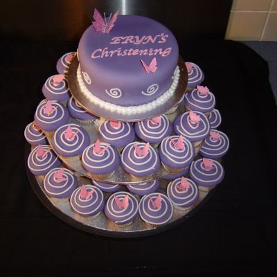 Butterfly Cupcake Tower