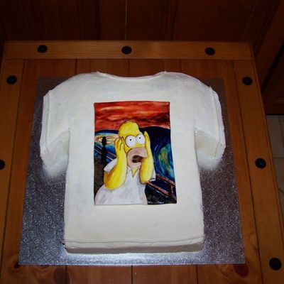 Fathers Day Homer Cake