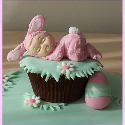 Easter Baby Cupcake