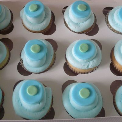 Baby Boy Cupcakes
