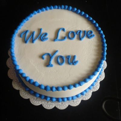 Cake For Reception Ofter Funeral