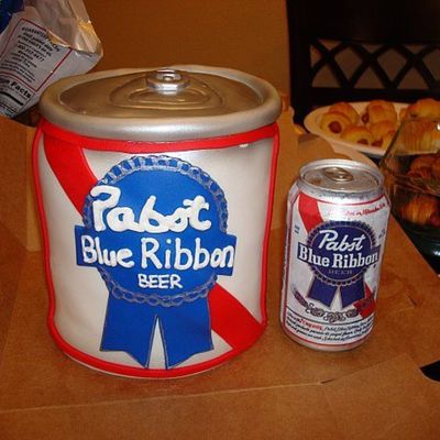 Pabst Blue Ribbon Can