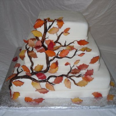 Autumn Wedding Cake