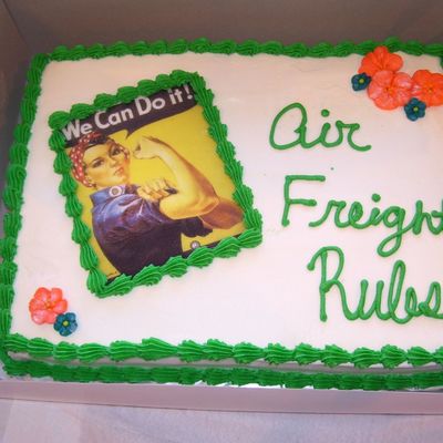 Rosie The Riveter Cake