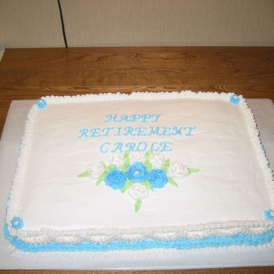 Retirement Cake For A Friend