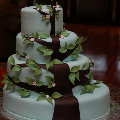 Tree Wedding Cake
