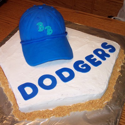 Baseball Cap And Homeplate