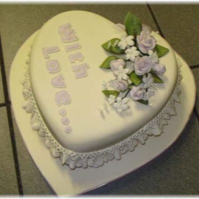 Ruby Anniversary Cake