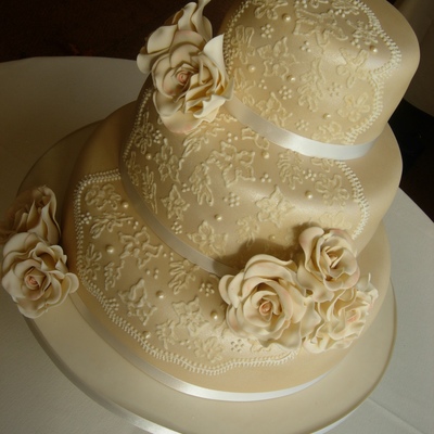 Vintage Lace And Roses