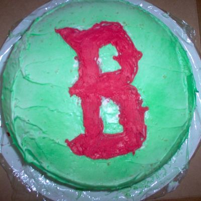 Father's Day Red Sox Cake