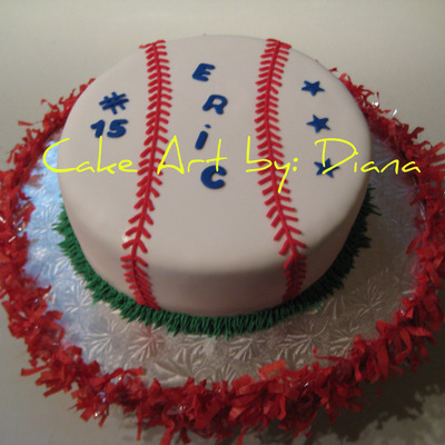 Baseball Cake