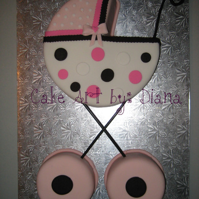 Baby Stroller Cake