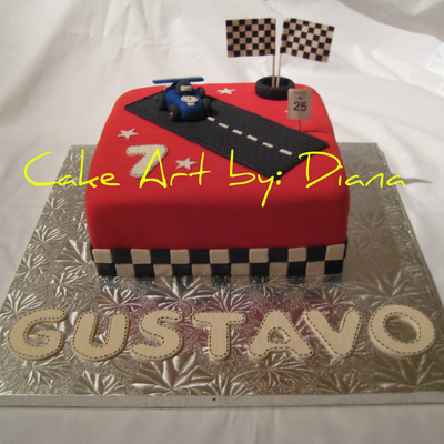 Race Track Cake!