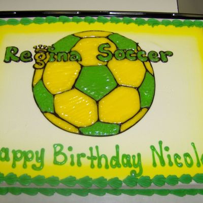 Soccer Birthday Cake
