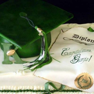 Letterman's Grad Cake